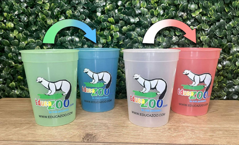 Drinking glass that changes colour - Verre qui changent de couleur - Éducazoo